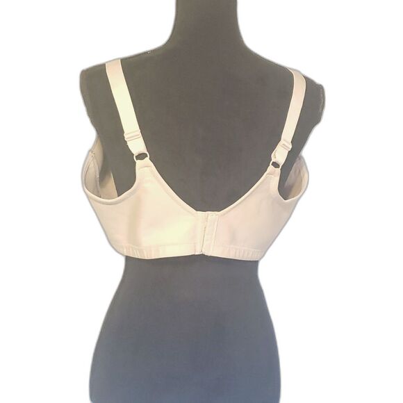 Vanity Fair Beige Full Figure Smoothing Wireless Padded Bra Size 44D - Picture 5 of 6